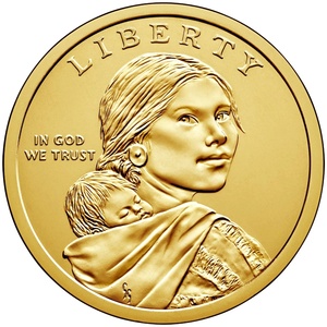 2017 1-dollar - D - Sequoyah obverse